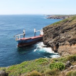 nave incagliata Sant antioco (capo sperone CDRY BLUE)