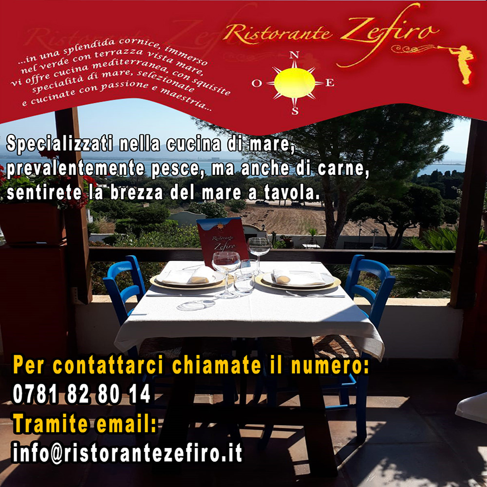 zefiro ristorante sant' antioco sardegna