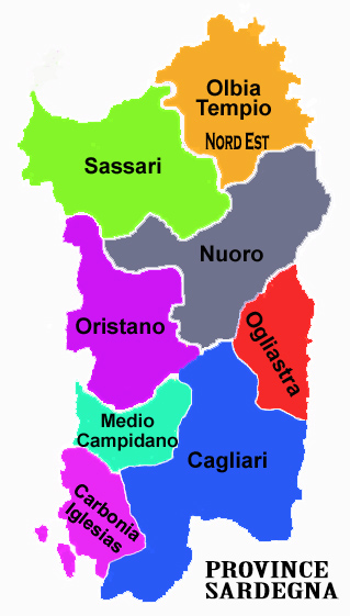 Province della Sardegna