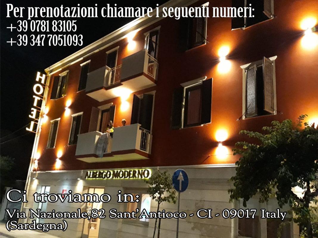 Hotel Moderno Albergo Sant'Antioco Sardegna