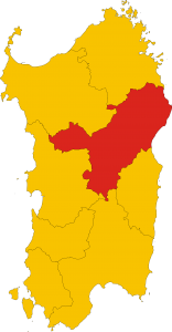 mappa provincia di Nuoro